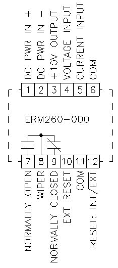Connections - Current Sensing Relay Connections - Current Sensing Relay
