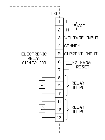 Connections for Electronic Relay Card