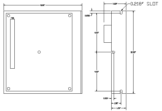 Electronic Potentiometer - Dimensions