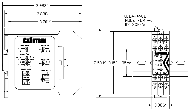 PI Loop Dimensions