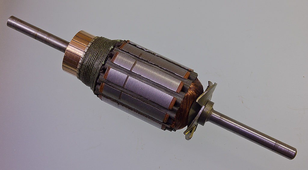 DC Motor with armature