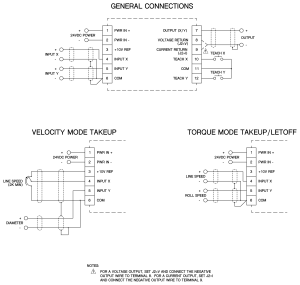 Takeup Letup Winder Voltage Divider